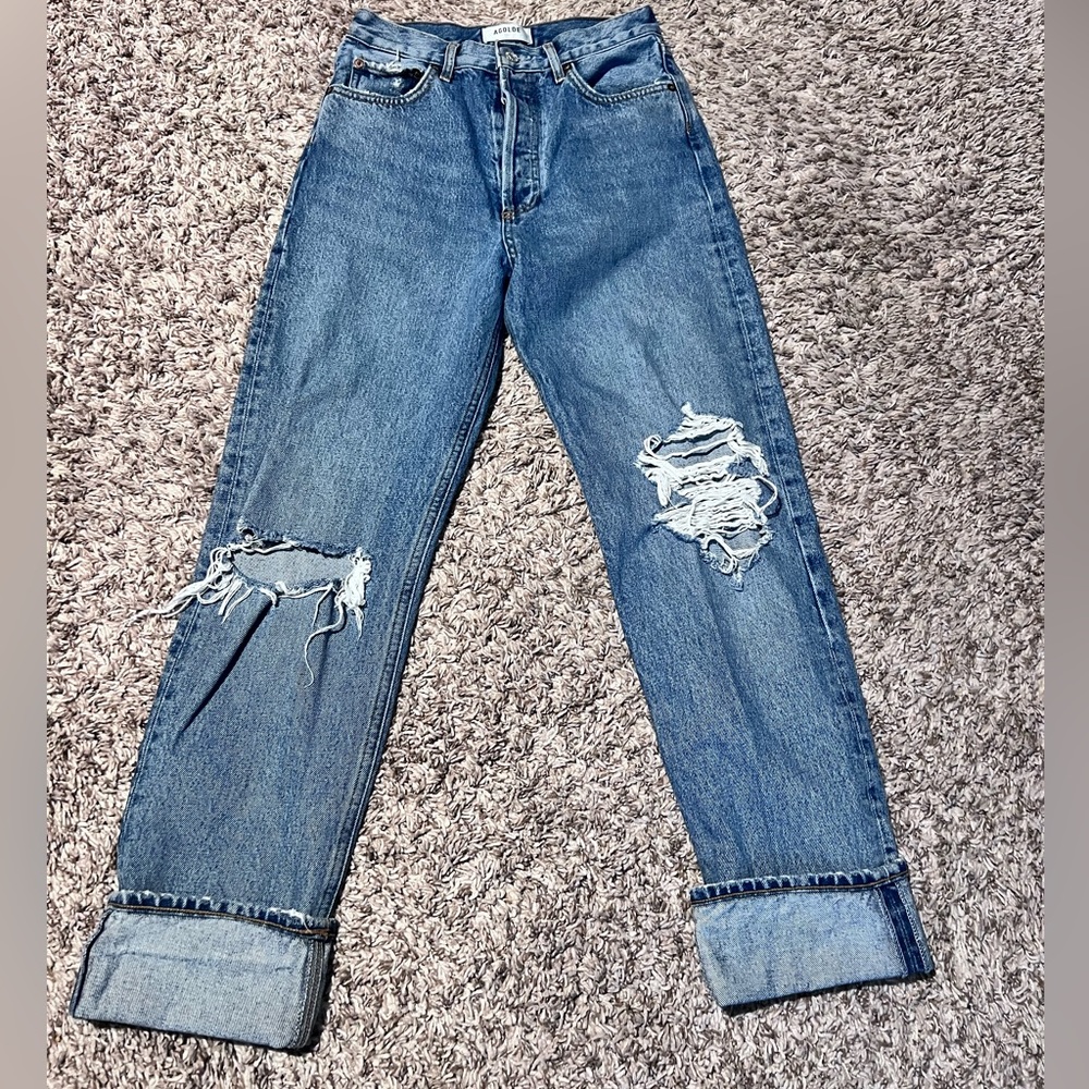 Agolde
'90s Pinch High Waist Straight Leg Organic Cotton Jeans